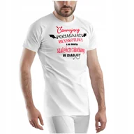 Koszulki męskie - KOSZULKA BIAŁA MĘSKA PREZENT NA WALENTYNKI ROCZNICE URODZINY IMIENINY M - miniaturka - grafika 1