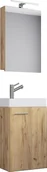 Szafki łazienkowe - Slito szafka łazienkowa B,Replika dąb miodowy. - miniaturka - grafika 1