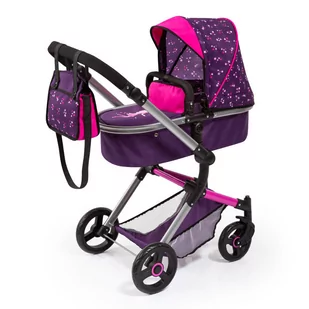 Bayer Design wózek Neo Vario ciemnofioletowy - Wózki dla lalek - miniaturka - grafika 1
