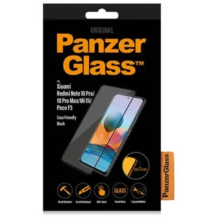 PanzerGlass Szkło do etui Case Friendly Redmi Note 10 Pro, czarna ramka 5711724080418 - Szkła hartowane na telefon - miniaturka - grafika 1