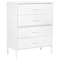 Szafki biurowe - Komoda metalowa biała ENAGO - miniaturka - grafika 1