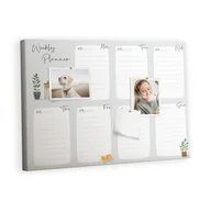 Tablice i flipcharty - Kolorowy Organizer - Tablica Korkowa z Pinezkami - Przytulny planer na tydzień 60x40 cm - miniaturka - grafika 1