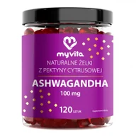Układ nerwowy - MyVita Żelki Naturalne Ashwagandha Suplement diety 120 szt. - miniaturka - grafika 1