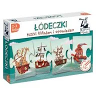 Puzzle - Edgard Puzzle Układam i opowiadam Łódeczki - miniaturka - grafika 1