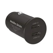 Ładowarki samochodowe - Mobile Origin 30W Super Car Charger CA20 - 2x USB-C - miniaturka - grafika 1