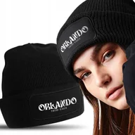 Czapki damskie - CZAPKA ZIMOWA KLASYCZNA CZARNA Orlando Wzory - miniaturka - grafika 1