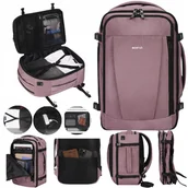 Torby podróżne - PLECAK DO SAMOLOTU KABINOWY PODRĘCZNY RYANAIR Wizz Air Ecohub 40X20X25 cm - miniaturka - grafika 1