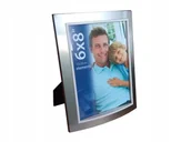 Ramki na zdjęcia - Ramka ozdobna metalowa 15x20 SZKŁO AD61 - miniaturka - grafika 1