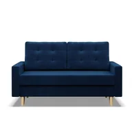 Sofy i kanapy - Sofa rozkładana, Blank Kronos, 152x92x92 cm, granatowy - miniaturka - grafika 1