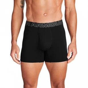 Męska bielizna treningowa (3-pack) Under Armour M UA Perf Cotton 6in - czarna - UNDER ARMOUR - Majtki damskie - miniaturka - grafika 1
