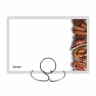 Cenówki - Cenówki Laminowane Białe 65X95 - Wędliny 50 Szt. - miniaturka - grafika 1