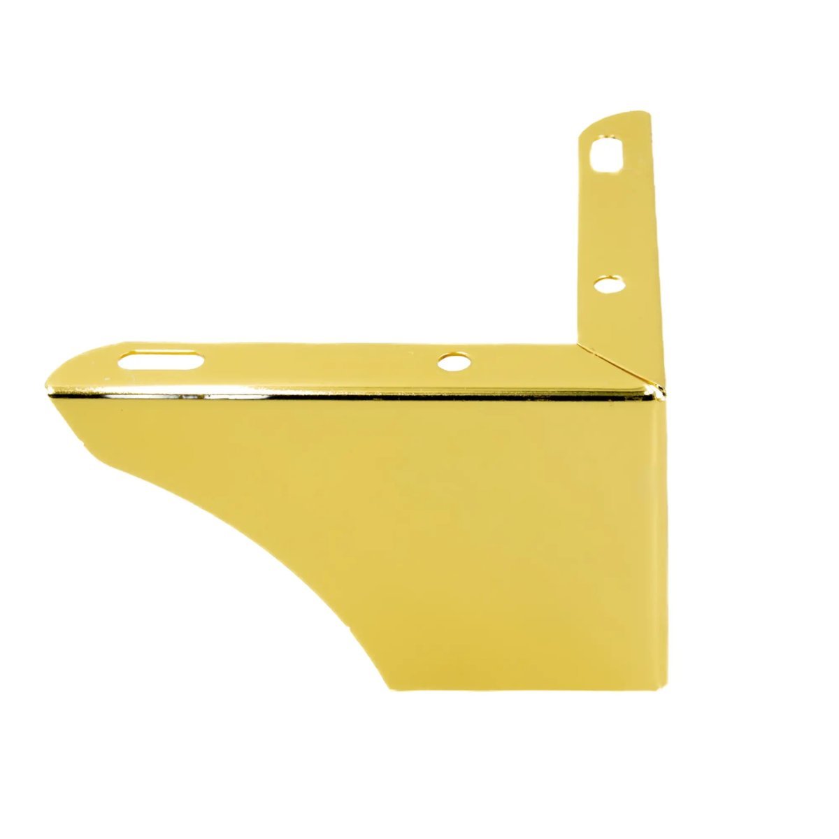 Złota nóżka meblowa narożna noga do sofy narożnika pufy h 7,5 cm