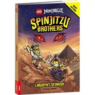 Literatura popularno naukowa dla młodzieży - Lego Ninjago Spinjitzu Brothers Labirynt Sfinksa - miniaturka - grafika 1