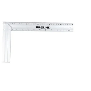 Kątownik aluminiowy 350 x 190 mm PROLINE - Poziomice, łaty, miary - miniaturka - grafika 1