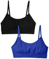 Biustonosze - Luigi di Focenza Biustonosz dziewczęcy 1612, 2 sztuki w opakowaniu, niebieski (królewski niebieski-czarny 334/001), jeden rozmiar - miniaturka - grafika 1