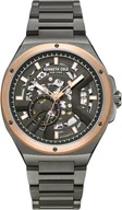 Zegarki męskie - Zegarek męski KENNETH COLE KCWGY0064401 grafitowy klasyczny skeleton - miniaturka - grafika 1