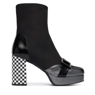 Botki Fly London Efolfly P145352004 Czarny - Botki damskie - miniaturka - grafika 1