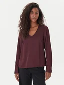 Bluzki damskie - ONLY Bluzka Mika 15361191 Fioletowy Regular Fit - miniaturka - grafika 1