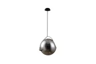Lampy sufitowe - Azzardo Lampa wisząca Rufus styl designerski szkło przydymione srebrny czarny AZ3174 - miniaturka - grafika 1