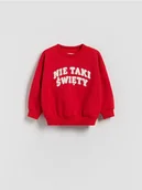Bluzy i sweterki niemowlęce - Reserved - Bluza z aplikacją - czerwony - miniaturka - grafika 1