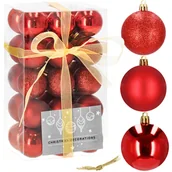 Bombki - Bombki choinkowe 3 cm na choinkę 30 szt. CA0011 - miniaturka - grafika 1