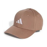 Czapki damskie - Czapka z daszkiem ADIDAS BB CAP COT NL JP0398 – Beżowy - miniaturka - grafika 1