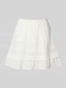 Spódnice - Spódnica mini o rozkloszowanym kroju z czystej bawełny model ‘PRETTY’ - miniaturka - grafika 1