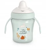 Kubki dla dzieci - SUAVINEX - 402789-KUBEK DO NAUKI PICIA 200ML/NIEKAPEK/6M+/MIĘTOWY/WONDERLAND - miniaturka - grafika 1