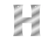 Dekoracje sali - Baner Personalizowany łączony - litera H - miniaturka - grafika 1
