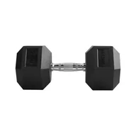 Hantle i ciężarki - Thorn FIT HANTLA HEXAGONALNA HEX RUBBER 25KG FIT TH-0017 - miniaturka - grafika 1