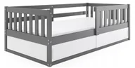 Łóżka dla dzieci i młodzieży - Grafitowe łóżko dla dziecka ze schowkiem S2-L64 - miniaturka - grafika 1