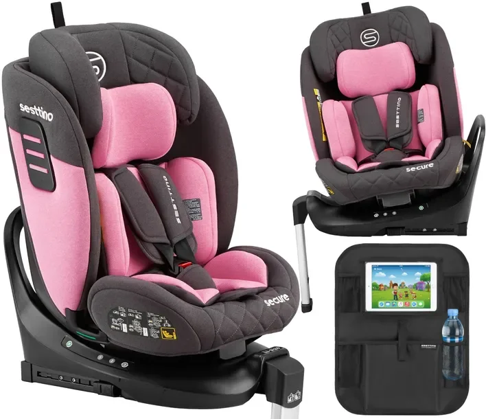Fotelik Samochodowy Sesttino i-Size 40-150 cm Obrotowy 360° 0-36 kg ISOFIX