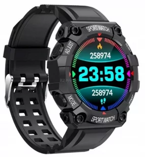 Rafeex FD68 Czarny - Smartwatch - miniaturka - grafika 1