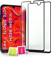 Szkła hartowane na telefon - Hello Case 2-pak Szkło Hartowane do Xiaomi Redmi Note 7 Ochronne Pełne Na cały ekran - miniaturka - grafika 1