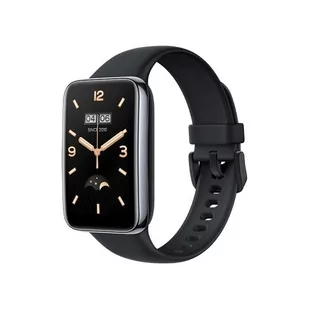 Zamienna Silikonowa Opaska Pasek Do Xiaomi Mi Band 7 Pro Czarny - Akcesoria do smartwatchy - miniaturka - grafika 1