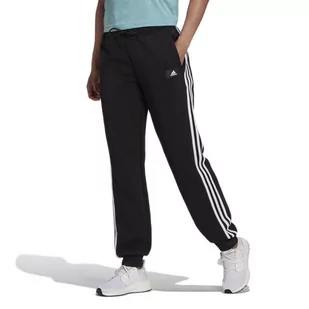 Spodnie adidas Sportswear Future Icons 3-Stripes Regular Fit H57311 - czarne - Adidas - Spodnie damskie - miniaturka - grafika 1