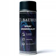Chemia warsztatowa - Bauhus Lakier Uniwersalny Farba Spray Emaliowa Ral 9005 Czarny Mat - miniaturka - grafika 1