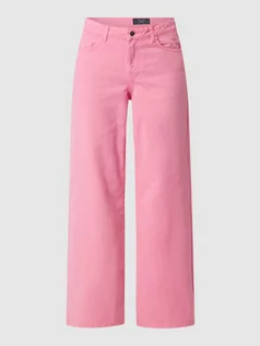 Spodnie damskie - Jeansy o kroju regular fit z bawełny model ‘Amanda’ - grafika 1