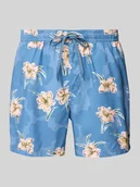 Kąpielówki męskie - Spodenki kąpielowe z elastycznym pasem - miniaturka - grafika 1