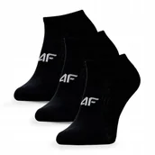 Skarpetki damskie - SKARPETKI damskie 4F STOPKI skarpety czarne niskie 3 PARY zestaw 35-38 - miniaturka - grafika 1