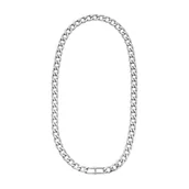 Naszyjniki męskie - Fossil męski naszyjnik łańcuszkowy ze stali szlachetnej z zapięciem typu karabińczyk - miniaturka - grafika 1
