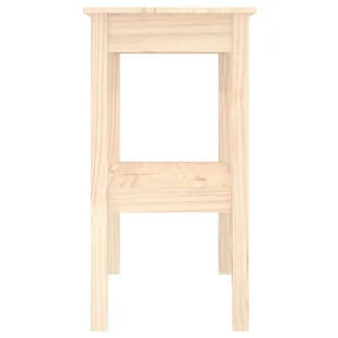Lumarko Stolik konsolowy, 80x40x75 cm, lite drewno sosnowe - Konsole i sekretarzyki - miniaturka - grafika 5