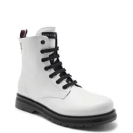 Buty dla dziewczynek - Tommy Hilfiger Botki | z dodatkiem skóry - miniaturka - grafika 1