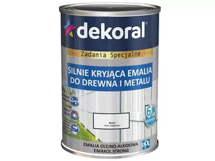 Dekoral EMAKOL STRONG BIAŁY MATOWY 0,9 L - Farby wewnętrzne - miniaturka - grafika 1