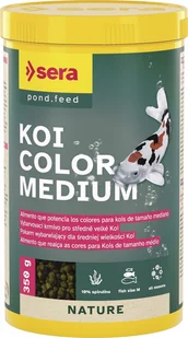 Sera Koi Color Medium 1.000 ml, granulat - pokarm postawowy dla Koi - Pokarm dla ryb - miniaturka - grafika 1
