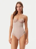 Body - Calvin Klein Underwear Body 000QF8002E Beżowy - miniaturka - grafika 1
