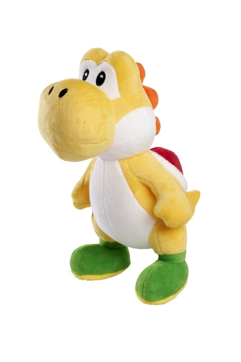 Simba 109231539ONL - Super Mario pluszowy Yoshi w kolorze żółtym, 20 cm, pluszowa figurka, nadaje się od pierwszych miesięcy życia