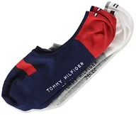 Skarpetki damskie - Tommy Hilfiger Ochraniacze na buty i skarpety (zestaw 2 sztuk) Chłopiec, Niebieski (Tommy Original 085) - miniaturka - grafika 1