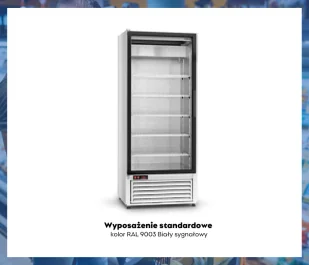 Szafa chłodnicza przeszklona SCh-S 725 ECOline RAPA - Szafy i witryny chłodnicze Szafa chłodnicza przeszklona SCh-S 725 ECOline RAPA - Szafy i witryny chłodnicze - miniaturka - grafika 6