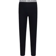 Spodnie sportowe damskie - Tommy Hilfiger Legginsy MONOTYPE TAPE LEGGING | Slim Fit - miniaturka - grafika 1